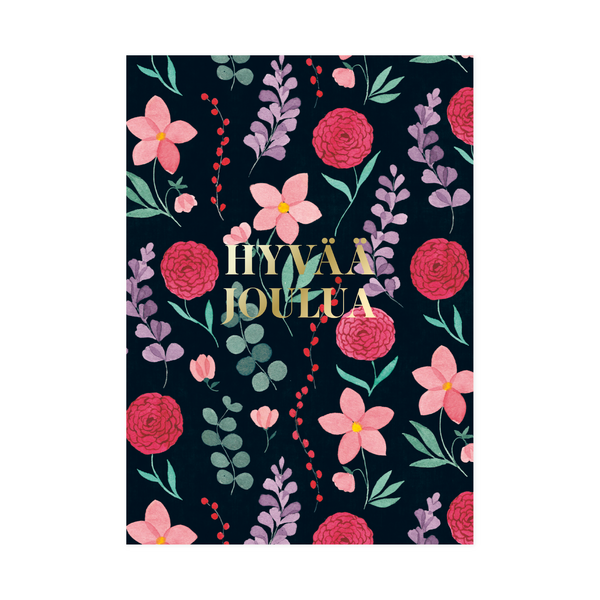 Postcard Christmas Flora