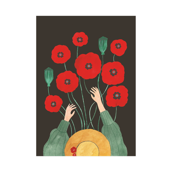 Postcard Poppies