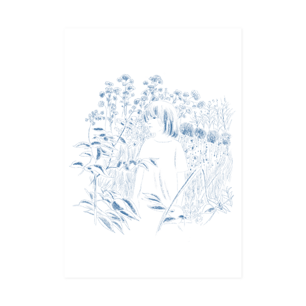 Postcard In the Garden