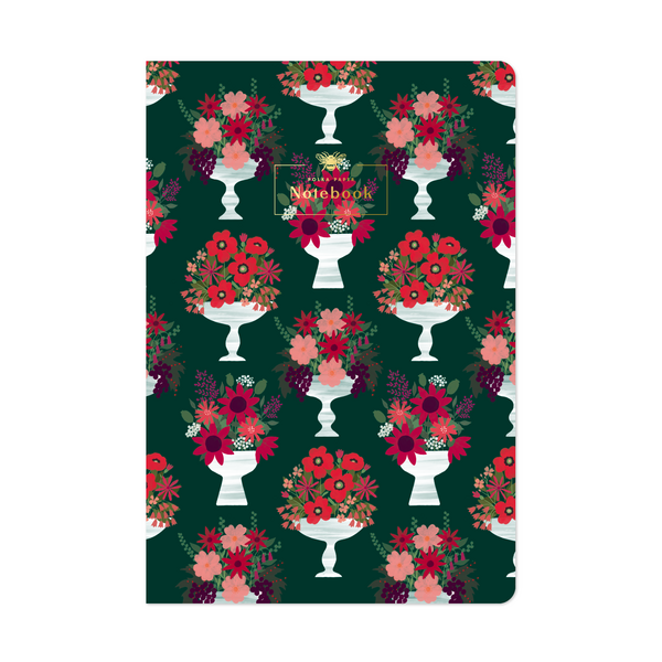 Notebook Red Flowers