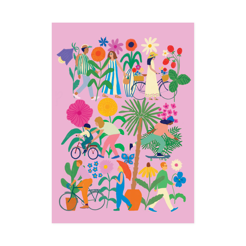 Postcard Flower City